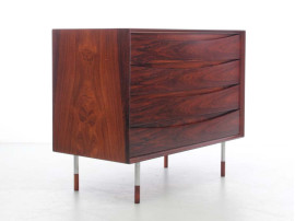 Mid century modern scandinavian chest of drawers in rosewood by Arne Vodder