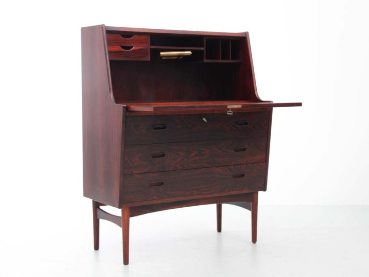 Mid-Century Modern scandinavian secretary in rosewood by Arne Wahl Iversen.