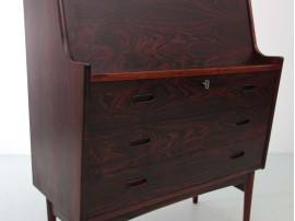 Mid-Century Modern scandinavian secretary in rosewood by Arne Wahl Iversen.