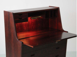 Mid-Century Modern scandinavian secretary in rosewood by Arne Wahl Iversen.