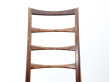 Mid-Century  modern scandinavian set of 4 teak chairs model Lis  by Niels Koefoed