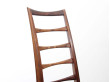 Mid-Century  modern scandinavian set of 4 teak chairs model Lis  by Niels Koefoed