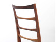 Mid-Century  modern scandinavian set of 4 teak chairs model Lis  by Niels Koefoed
