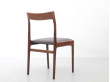 Mid-Century  modern scandinavian  set of 6 chairs in rosewood