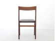 Suite de 6 chaises scandinaves en palissandre de Rio