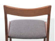 Suite de 6 chaises scandinaves en palissandre de Rio