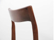 Suite de 6 chaises scandinaves en palissandre de Rio