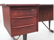 Bureau scandinave boomerang en palissandre