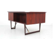 Bureau scandinave boomerang en palissandre