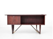 Mid-Century  modern scandinavian boomerang desk by Peter Lovig