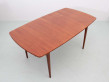 Mid-Century  modern scandinavian dining table in teak, 6/10 seats