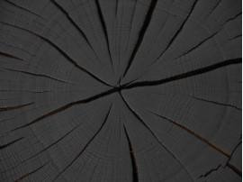 Solid burnt oak block. Limited series by sculptor Yvon