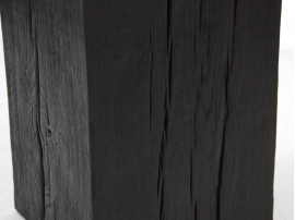 Solid burnt oak block. Limited series by sculptor Yvon