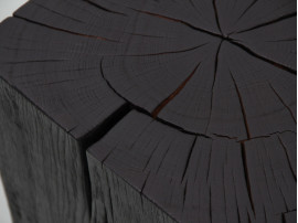 Solid burnt oak block. Limited series by sculptor Yvon