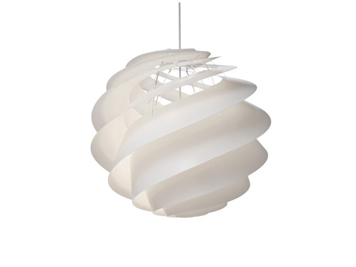 Scandinavian Pendant Swirl 3 white