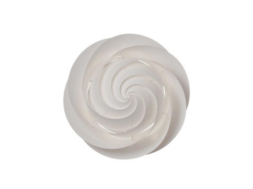 Scandinavian wall lamp Swirl white