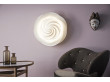 Scandinavian wall lamp Swirl white