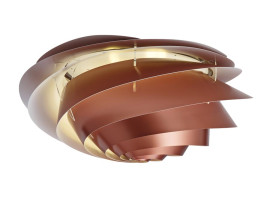 Scandinavian wall lamp Swirl copper