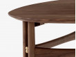 Drop Leaf side table  HM5 by Hvidt and Mølgaard. New edition