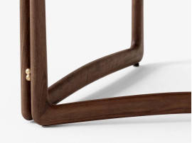 Drop Leaf side table HM5 by Hvidt and Mølgaard. New edition in walnut