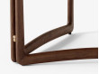 Drop Leaf side table HM5 by Hvidt and Mølgaard. New edition in walnut