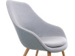 Fauteuil scandinave About A Lounge AAL 92 avec repose pieds