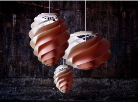 Suspension scandinave Swirl 2 cuivre