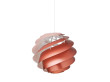 Suspension scandinave Swirl 3 cuivre