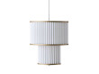 White Scandinavian pendant Plivello 110