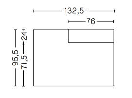 MAGS CLASSIC module. Lounge right - 9301