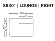 MAGS SOFT Lounge, droite - S9301