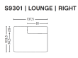 MAGS SOFT module. Lounge right - S9301