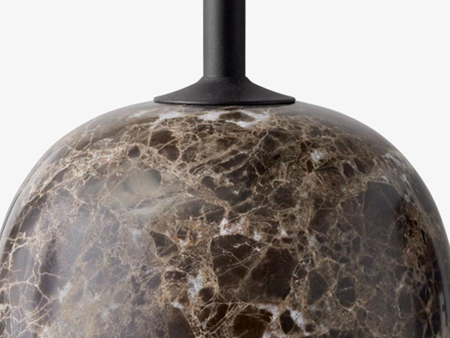 Black & Emparador marble