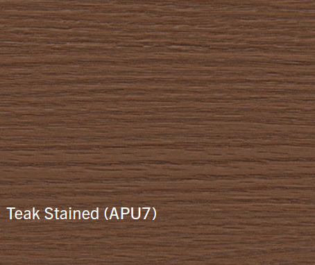 Teak stained oak