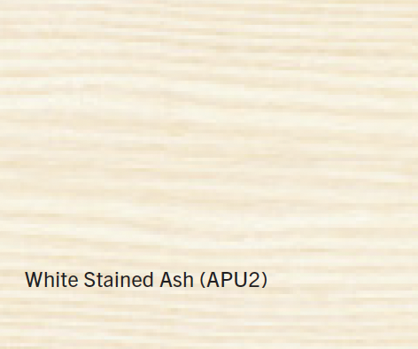 Frêne teinté blanc