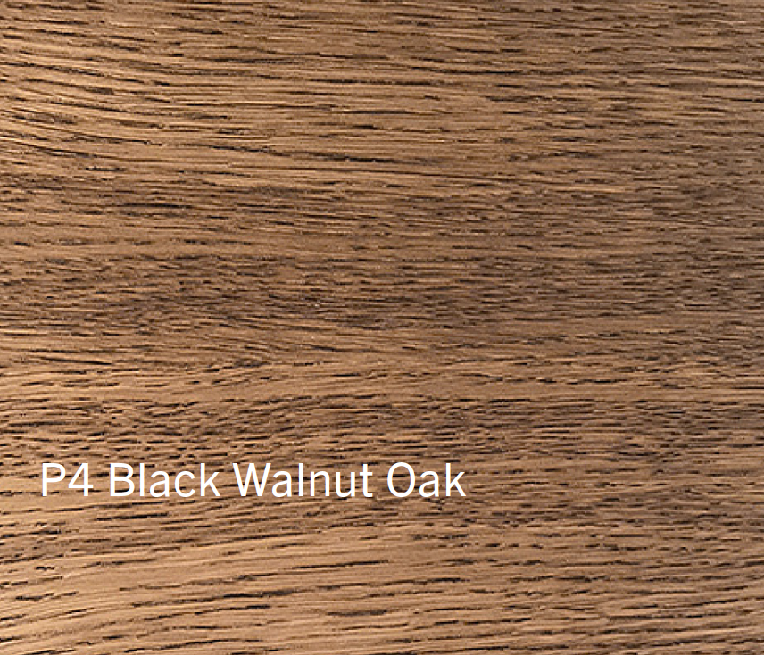 Black lacquered oak