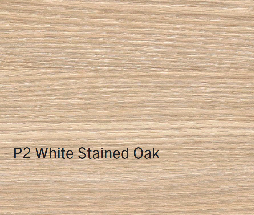 White stained oak