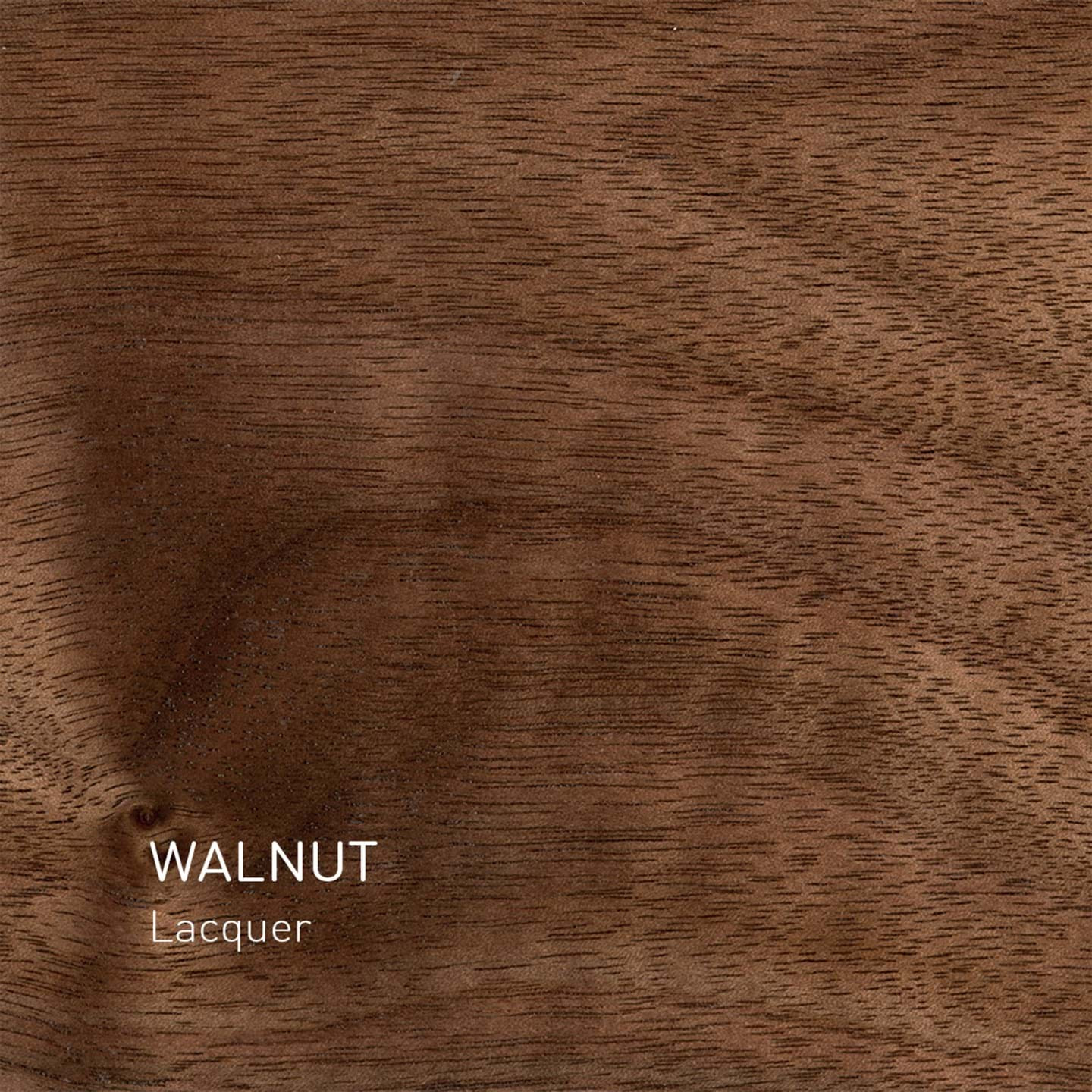 lacquered walnut