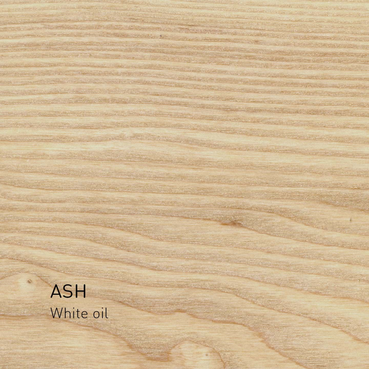 white oiled ash