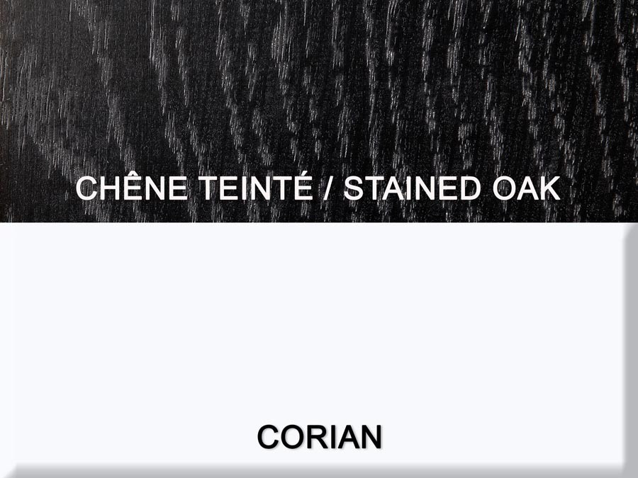 Stained Oak / Corian