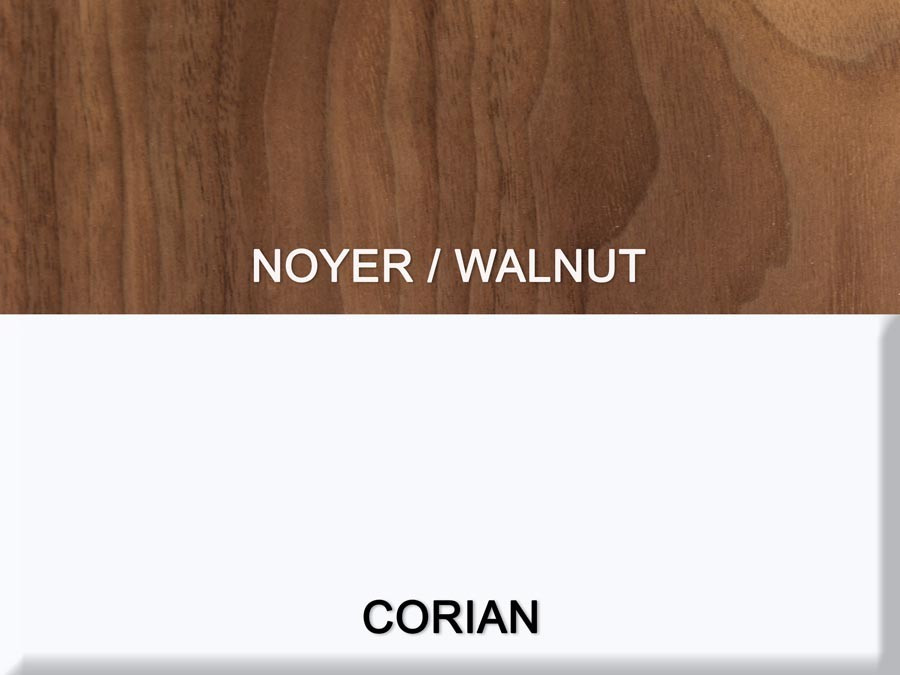 Walnut / Corian