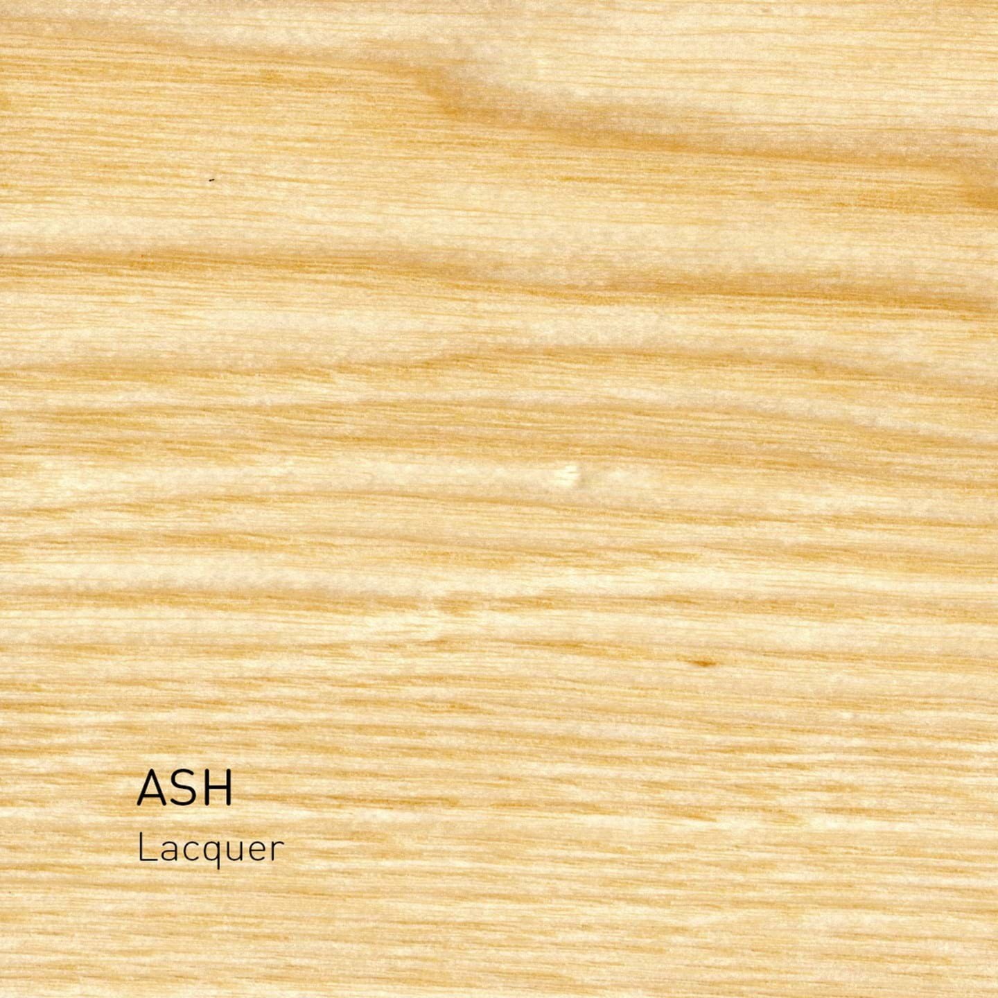 lacquered ash